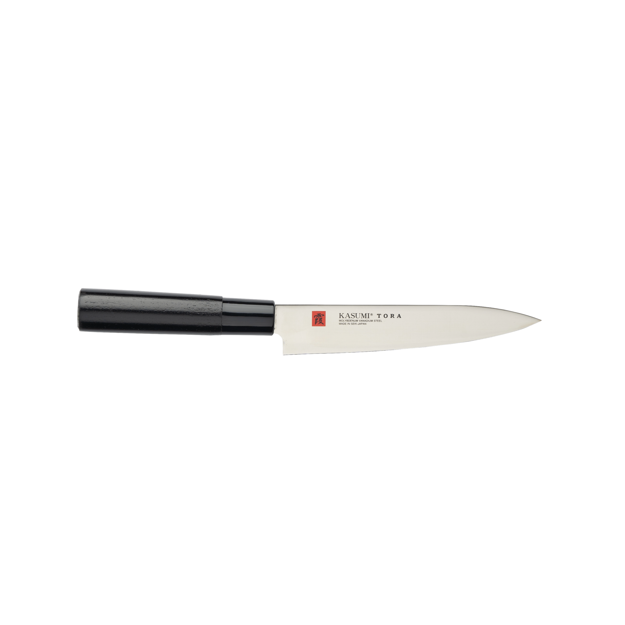 Kasumi Tora Utility Knife 15cm / 5.9" - Magnolia Wood Handle, Made in Japan