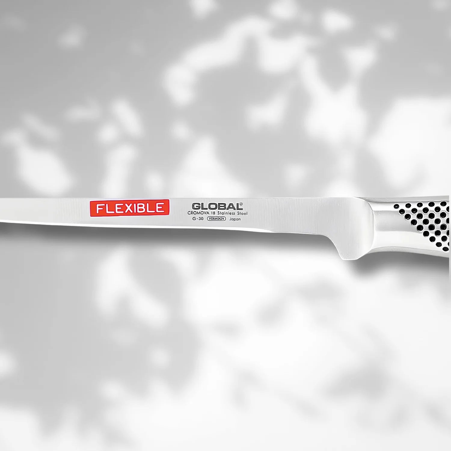 GLOBAL Swedish Filet Knife 8.3" | Flexible Japanese Stainless Blade