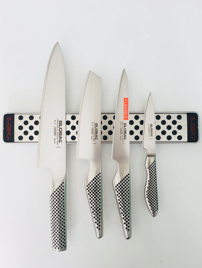 GLOBAL 16" Magnetic Knife Rail | Wall-Mount Holder