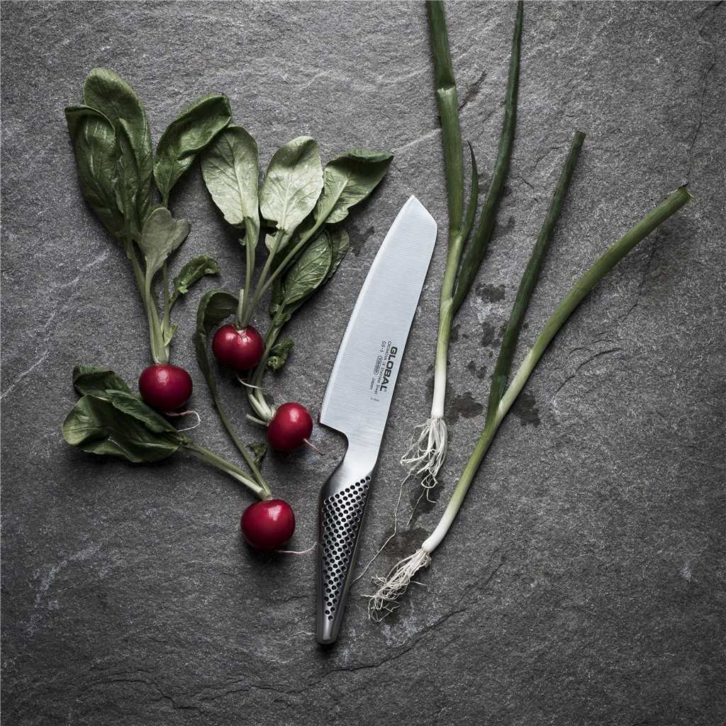 GLOBAL Vegetable Knife 5.5" | Japanese CROMOVA 18 Stainless Steel