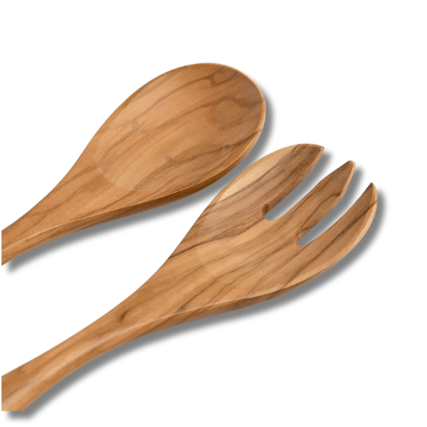 Berard Olivewood Server Set 31cm 2 Piece – FSC Certified, Handcrafted in France