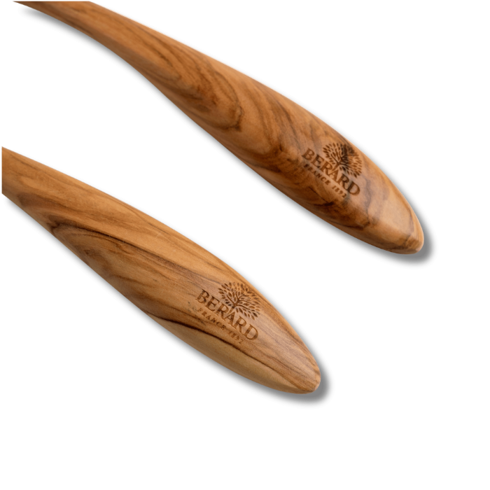 Berard Olivewood Server Set 31cm 2 Piece – FSC Certified, Handcrafted in France