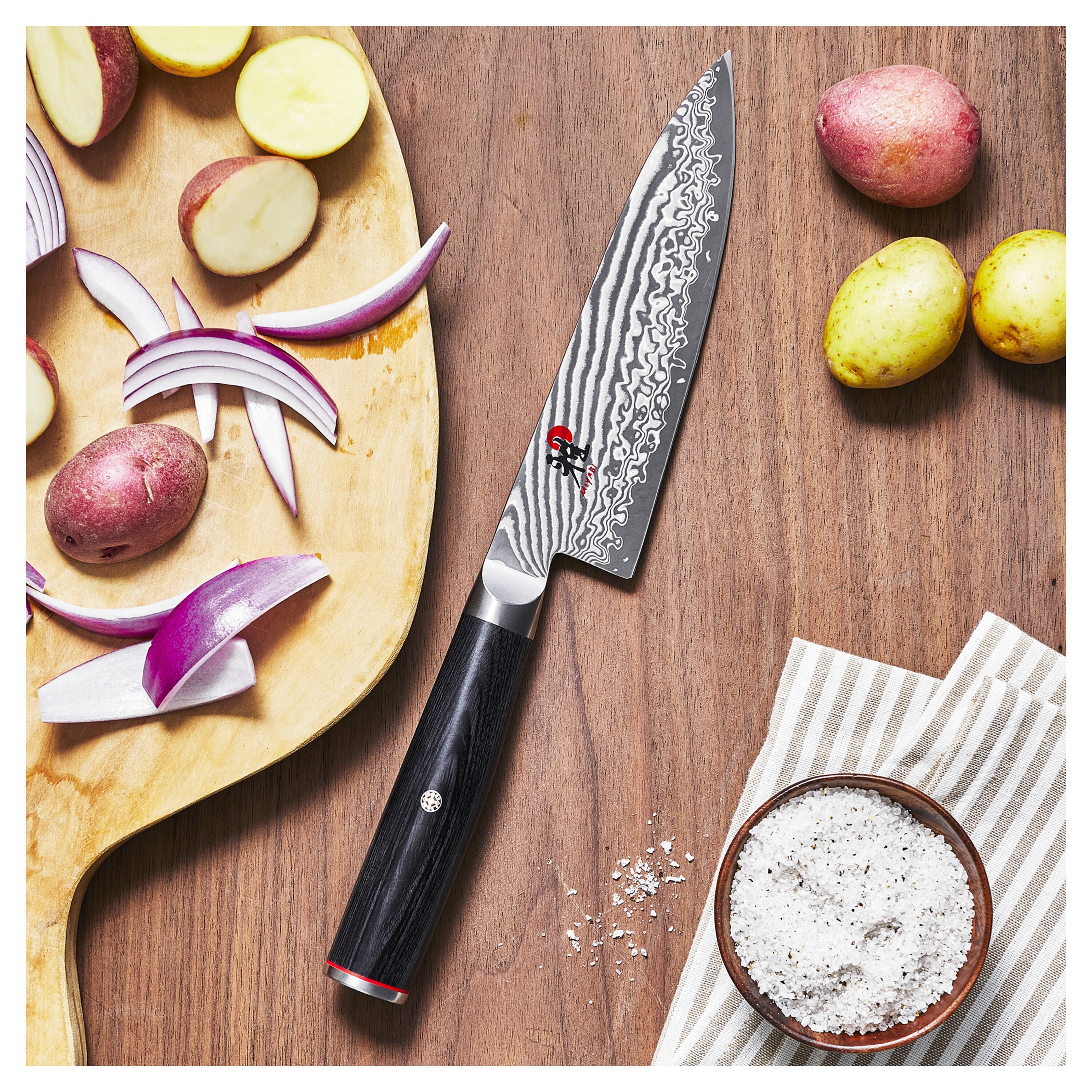 MIYABI 5000 FC-D 6 inch Gyutoh, Black