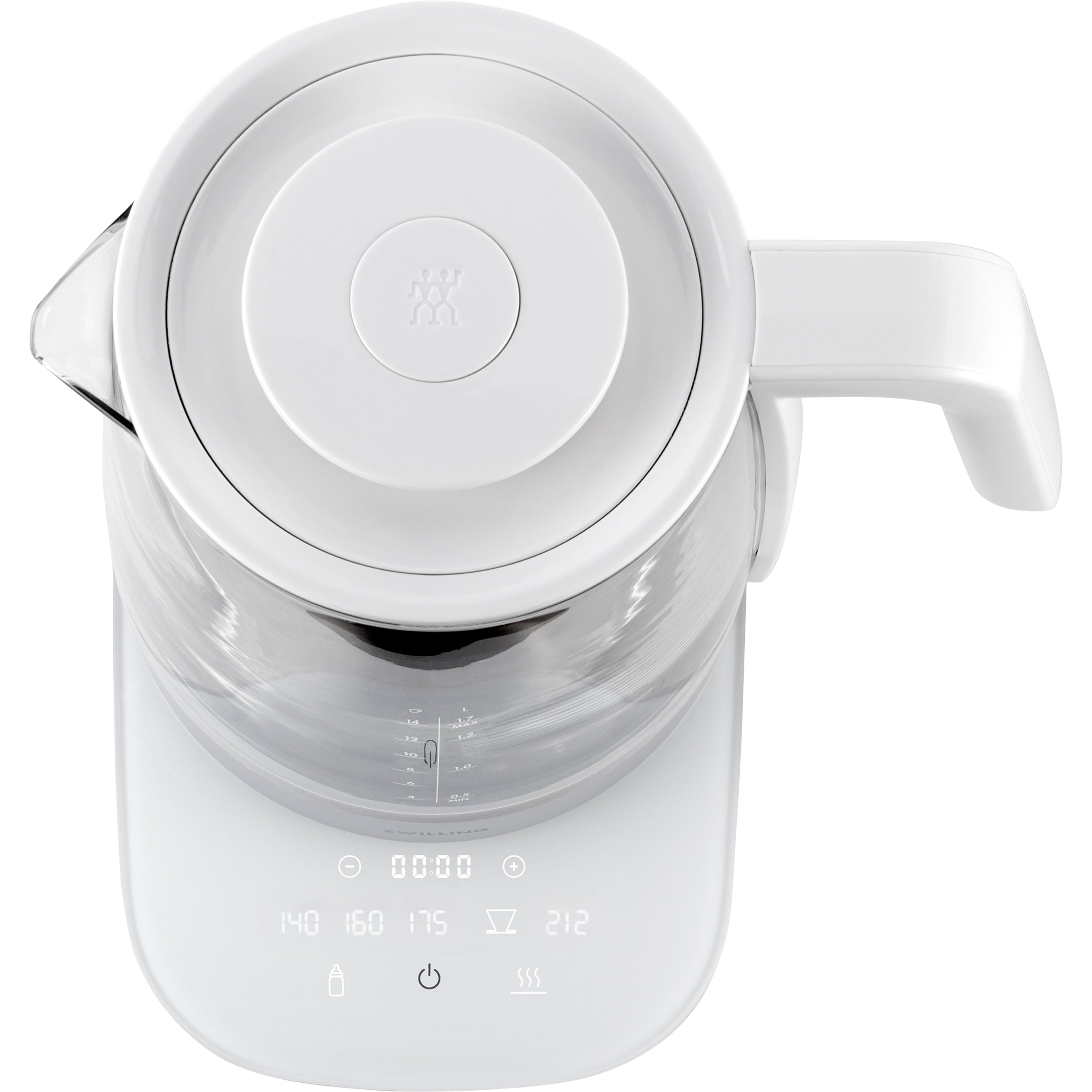 ZWILLING Enfinigy 1.7 L Glass Programable Electric Kettle - Silver-3