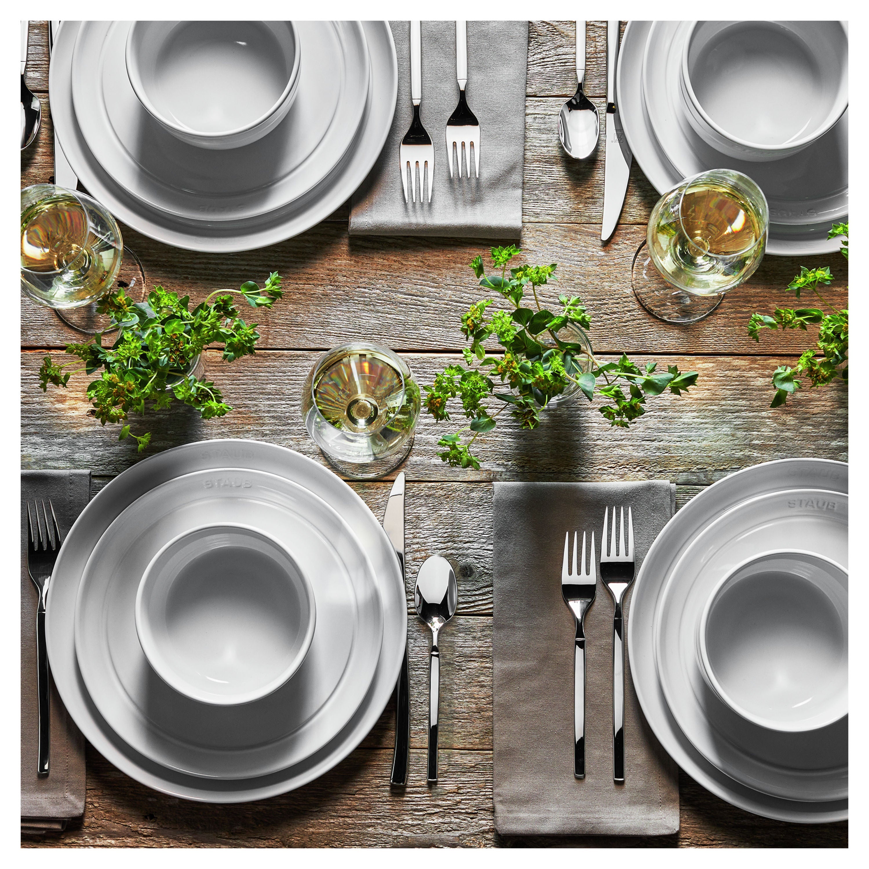 STAUB Dining Line Dinnerware Set 12 Piece-1