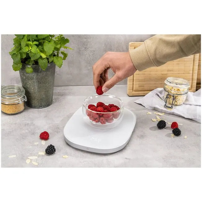 ZWILLING Enfinigy Kitchen Scale - Wireless Charging | Silver