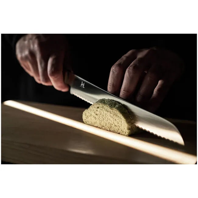 MIYABI 4000 FCv2 Koya 9 inch Bread Knife, Beige