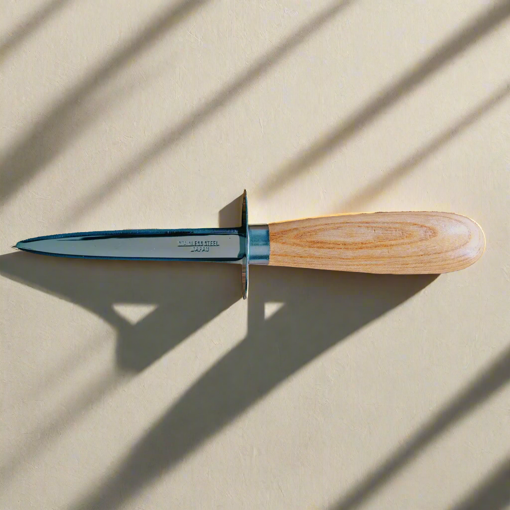 Ginza Steel | Oyster Knife Stainless Steel Wood handle