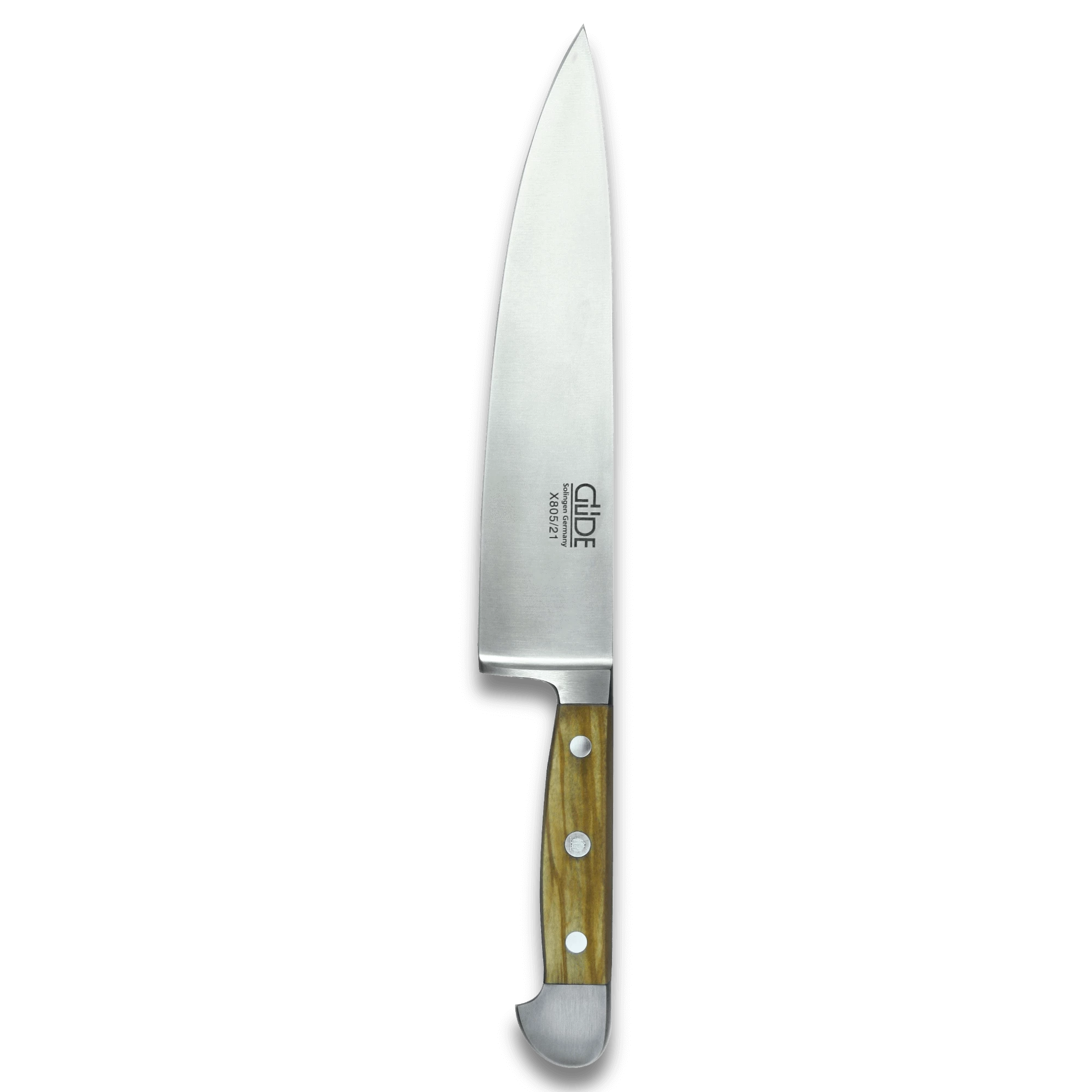 ALPHA OLIVE| Chef Knife - 8" | Forged Steel with Olive Wood handle