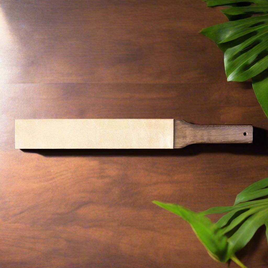Strop Smoked oak grain leather/split leather