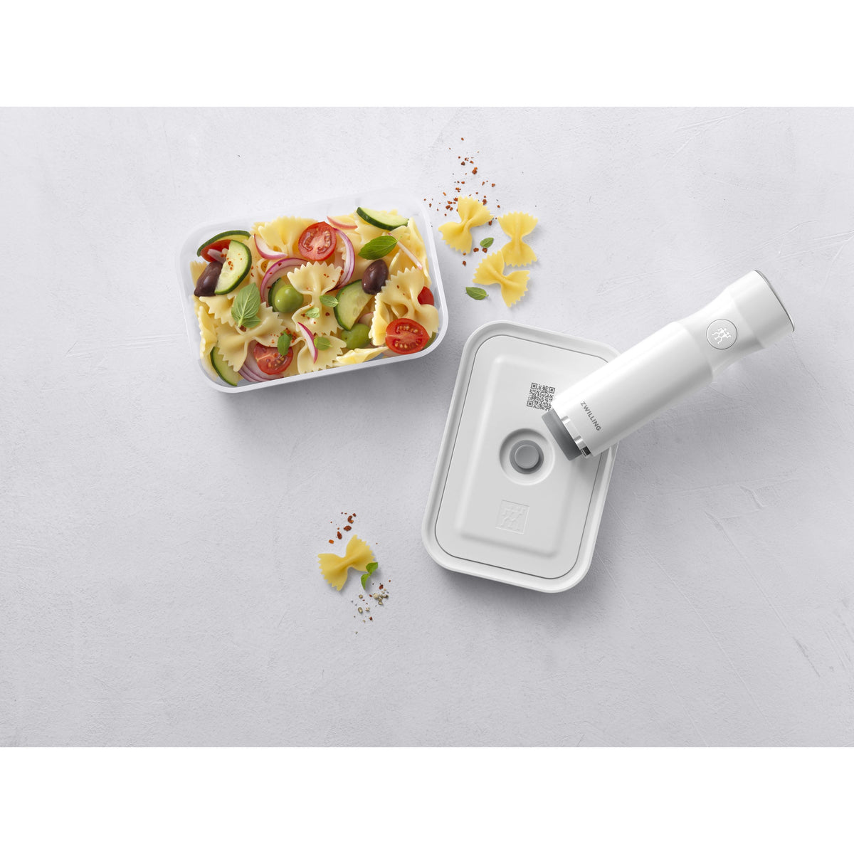 ZWILLING Fresh & Save L Vacuum Box, Plastic, Semitransparent-Grey