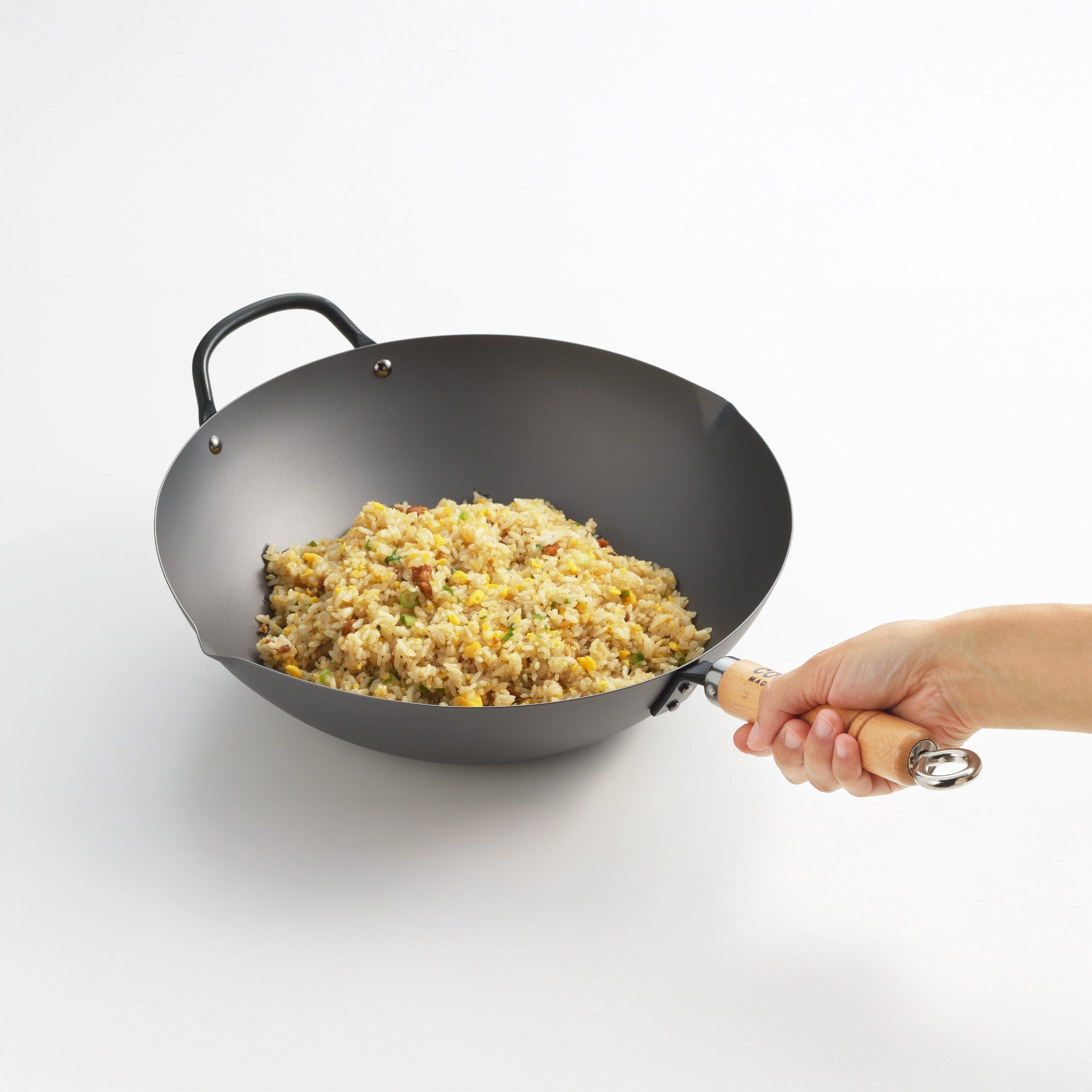 Yoshikawa Carbon Steel Wok 36cm - Made in Japan