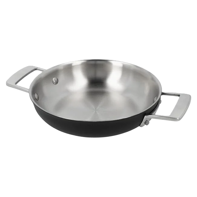 DEMEYERE Black 5 24 cm / 9.5 inch 18/10 Stainless Steel Frying Pan