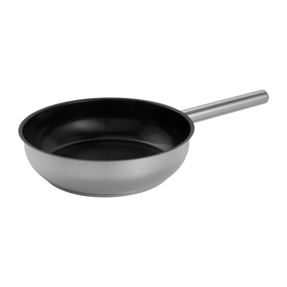 Ceramic Stainless Steel High Fry Pan 28 CM