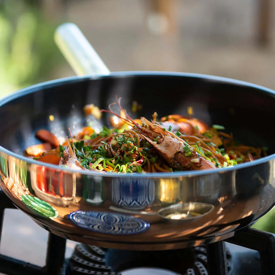 Ceramic Stainless Steel High Fry Pan 28 CM