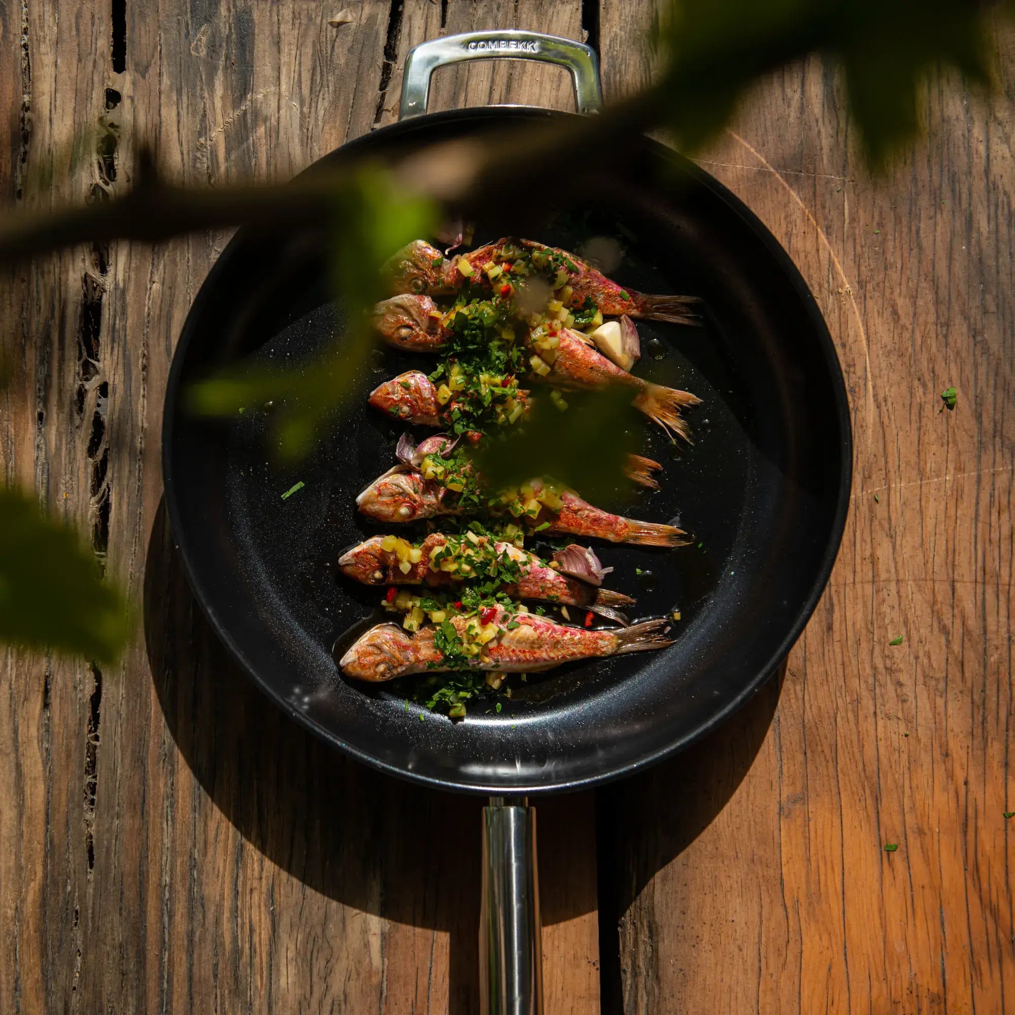 Combekk | Ceramic Stainless Steel FRY Pan Set of Four