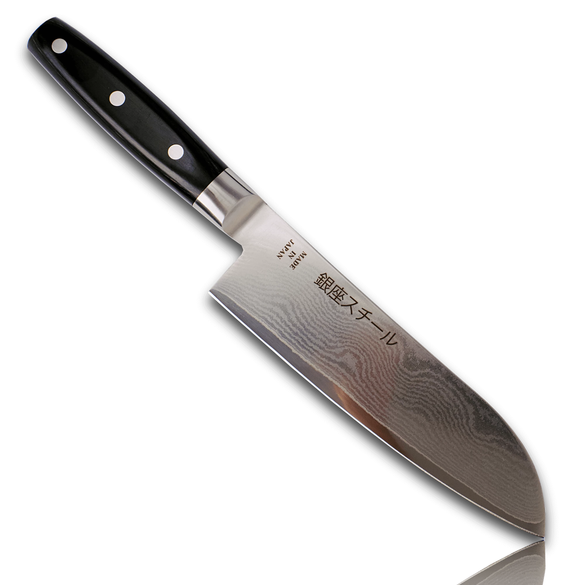 HAYAMI 180 - VG10 - Couteau Santoku Acier Damas 33 Couches 180mm