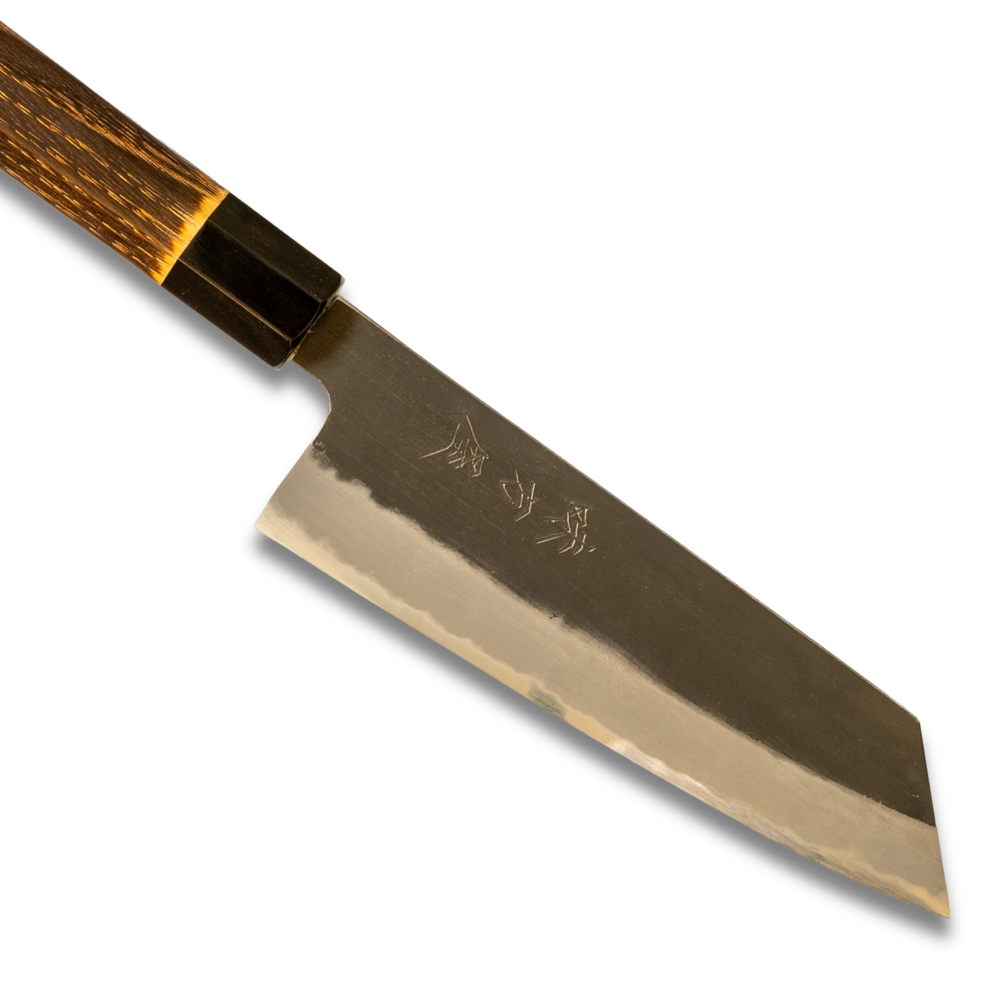 Hinoura Ajikataya Bunka Knife 180mm – Kurouchi Finish, White #2 Steel