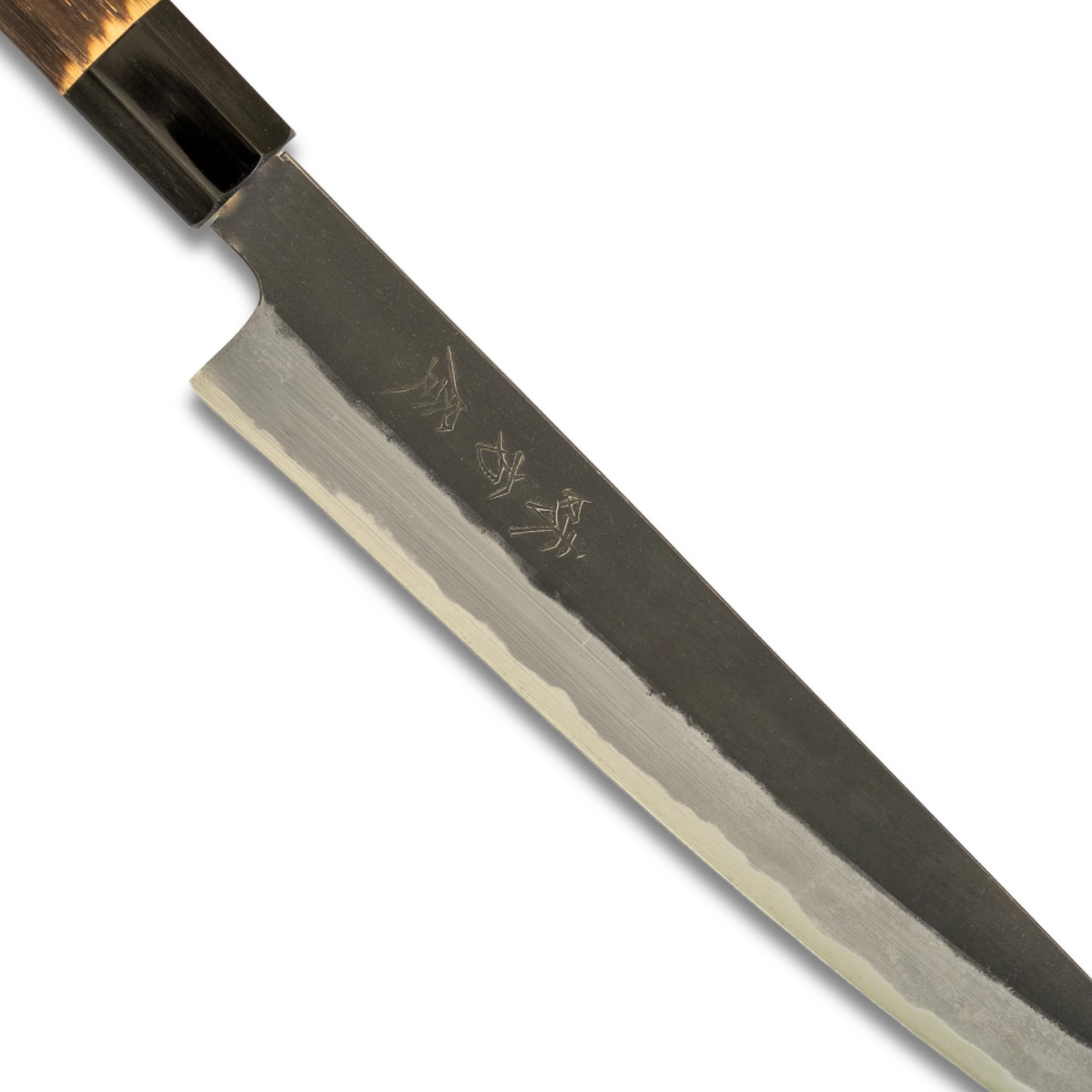 Hinoura Ajikataya Sujihiki Knife 240mm – Kurouchi Finish, White #2 Steel