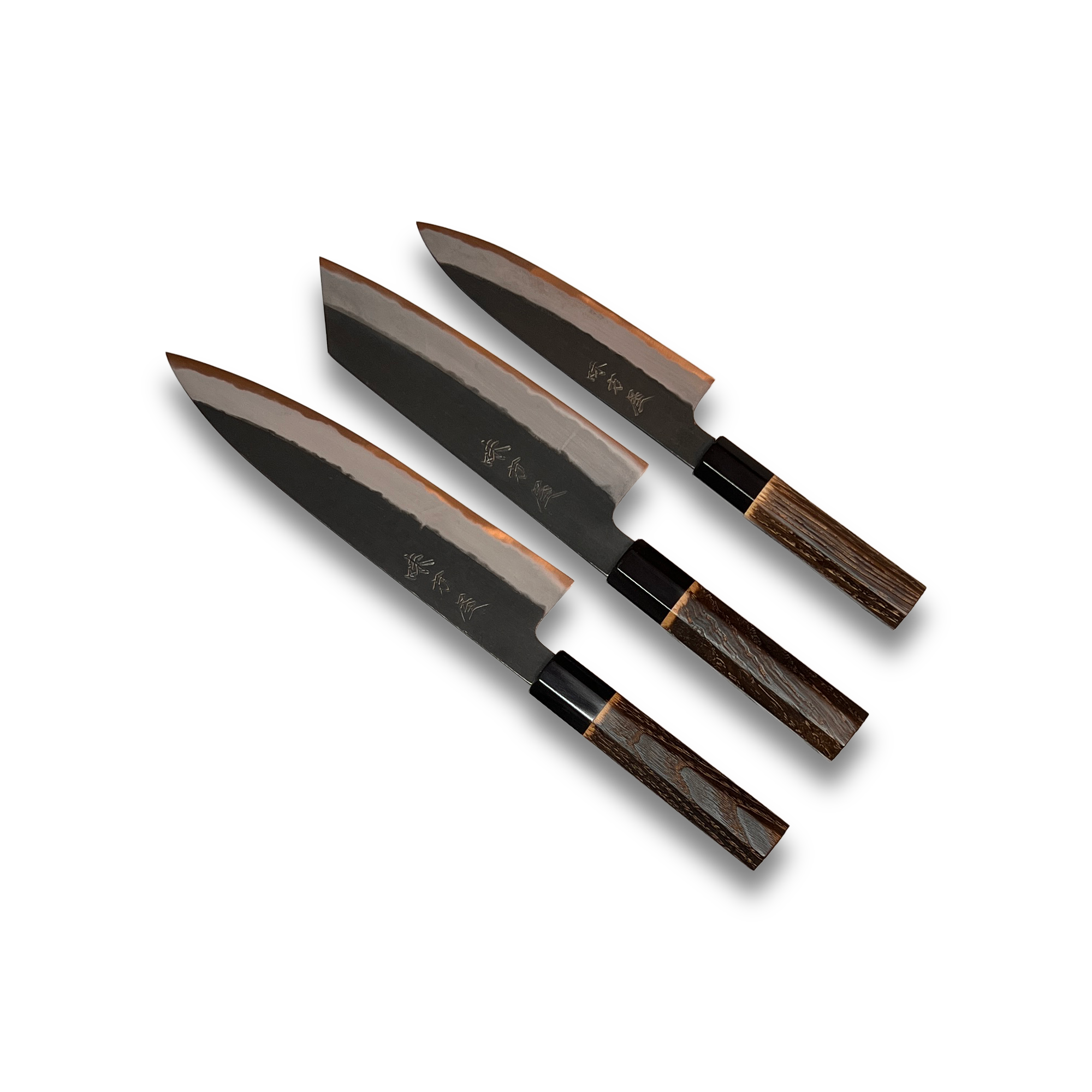 Hinoura Ajikataya | Shirogami 4-Piece Knife Set with Magnetic Block