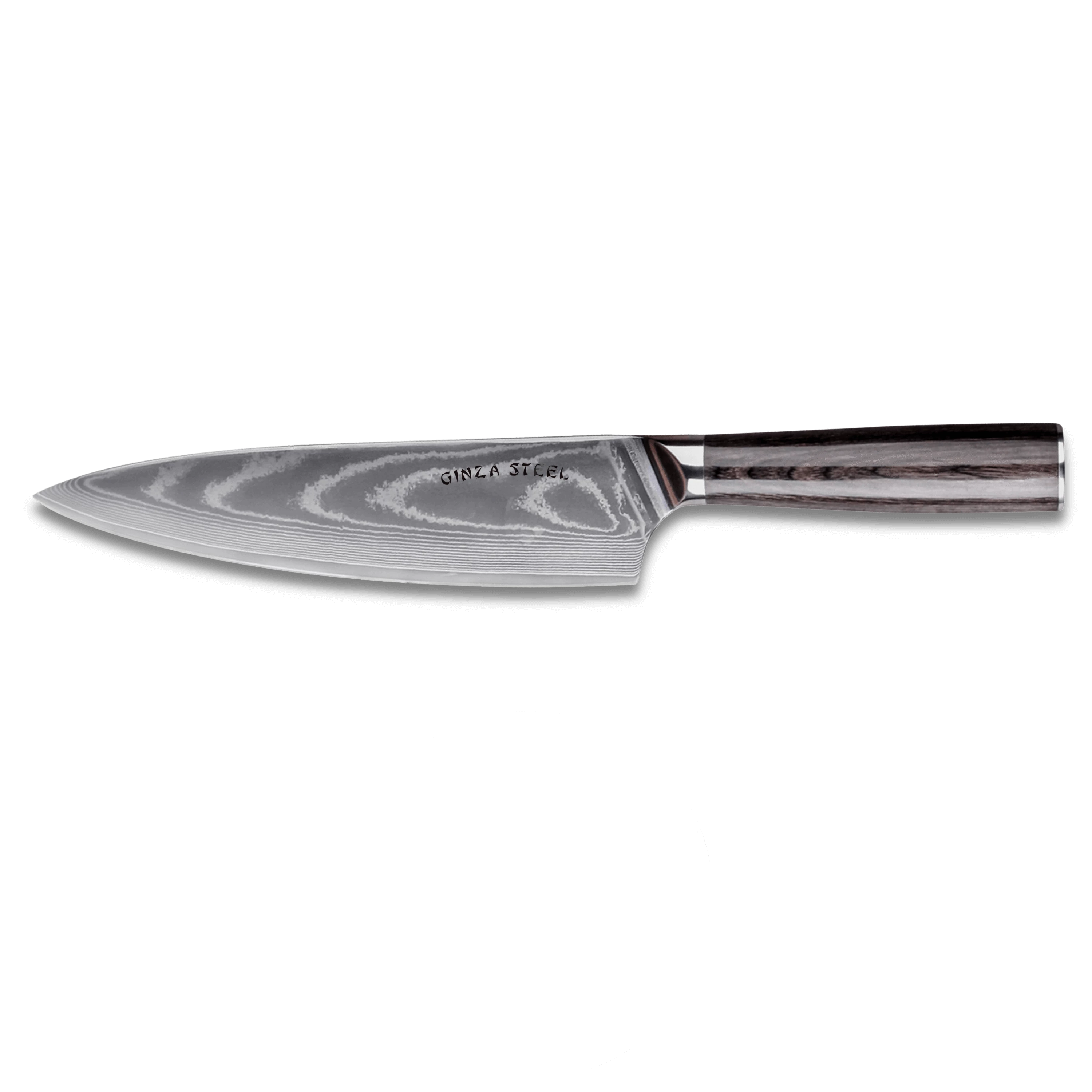 LUCIA 20 | Chef Knife 8Cr18Mov Steel Core / Pakka wood handle