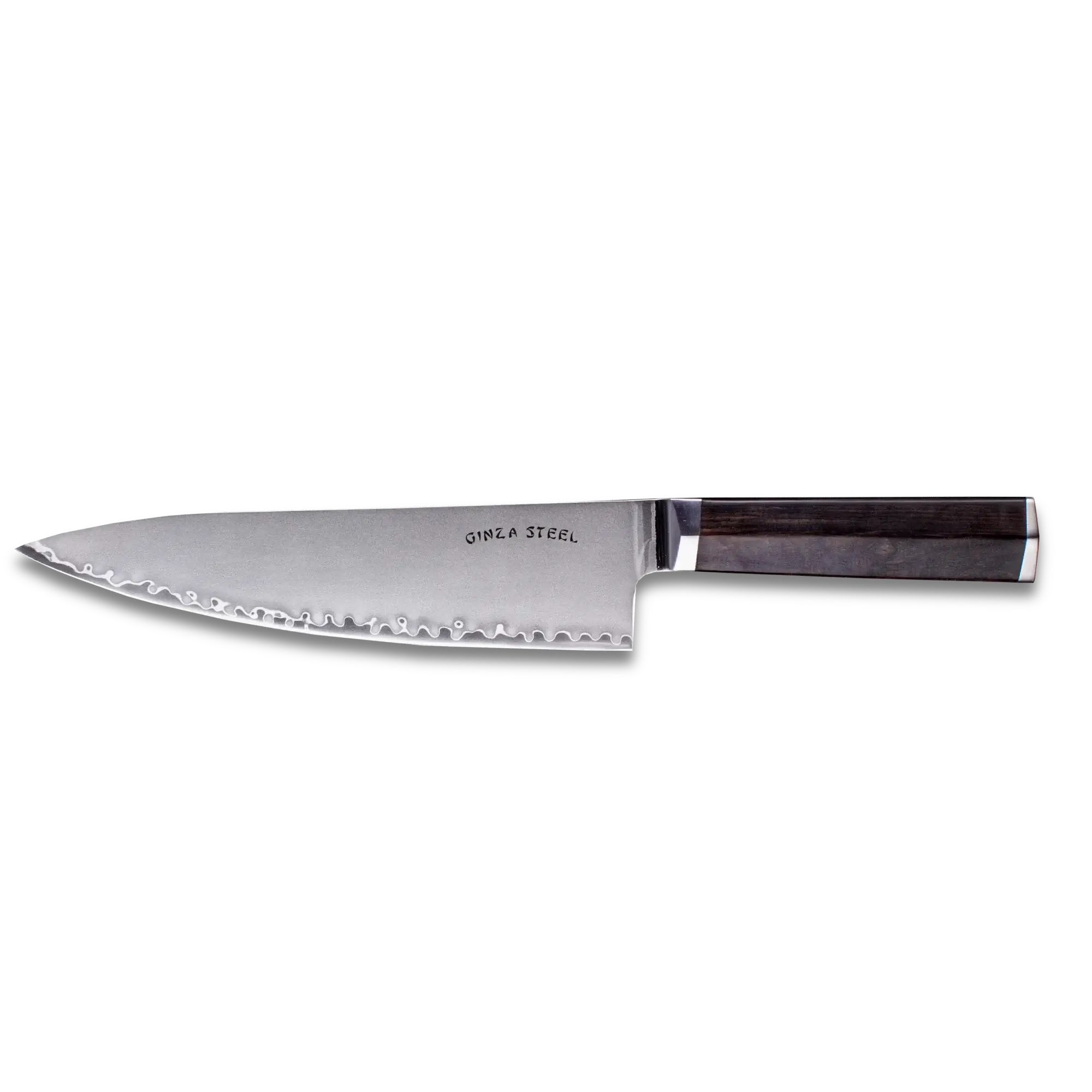 PORTIA 20 | Chef Knife 8" Damascus VG10 Steel / Ebony Wood handle