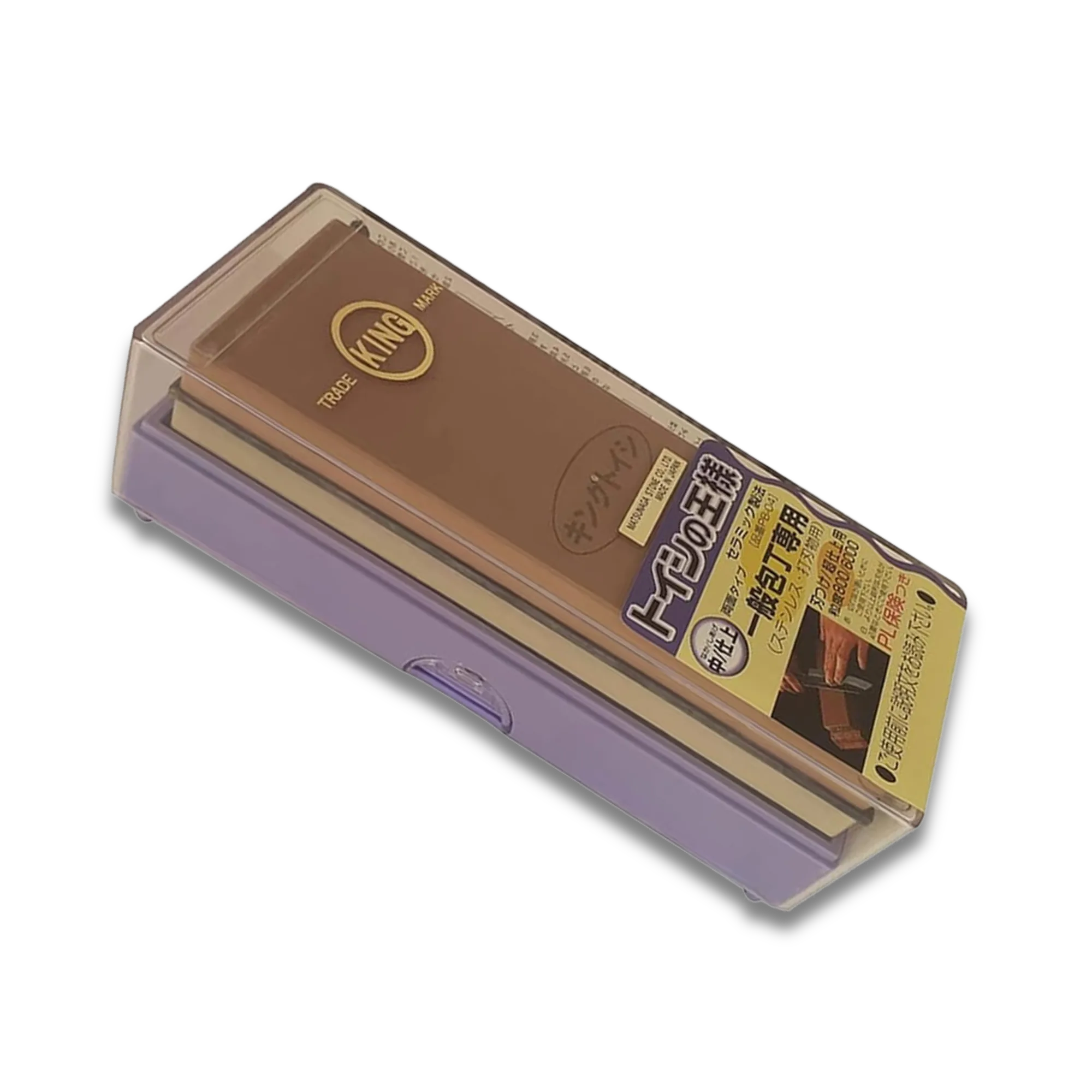 KING Japanese Whetstone Combination Grit #800/#6000 – Double-Sided Knife Sharpening Stone