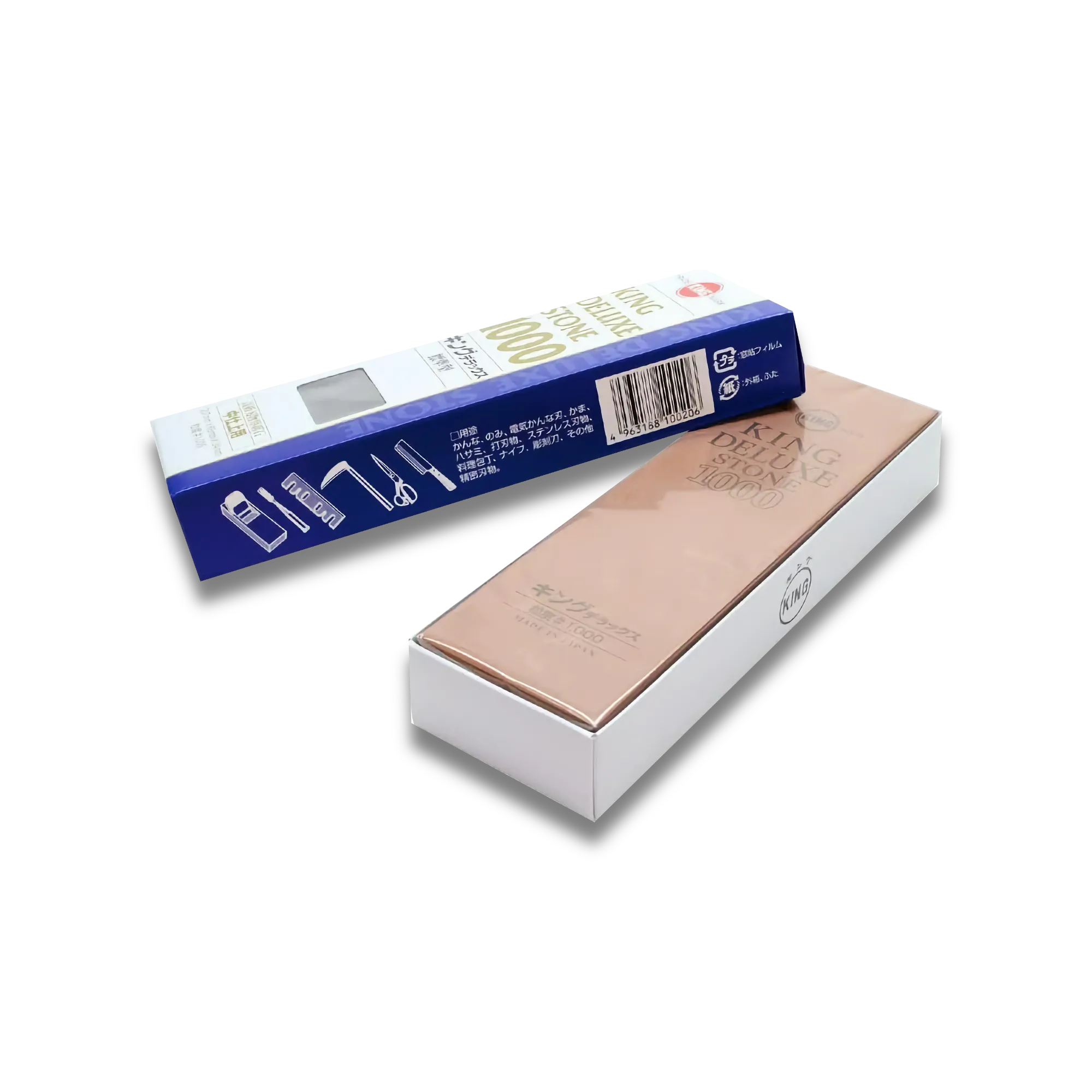 King Deluxe Whetstone 1000 Grit – Medium Grit Sharpening Stone – Made in Japan