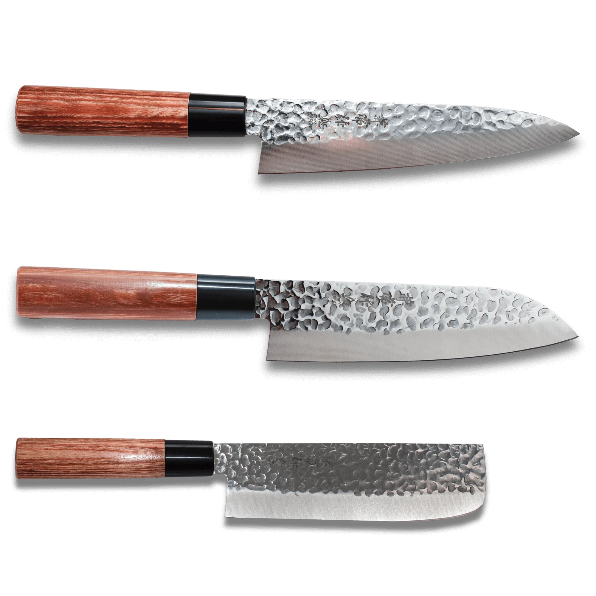 Kanetsune Pro 4-Piece Japanese Knife Set with Magnetic Block