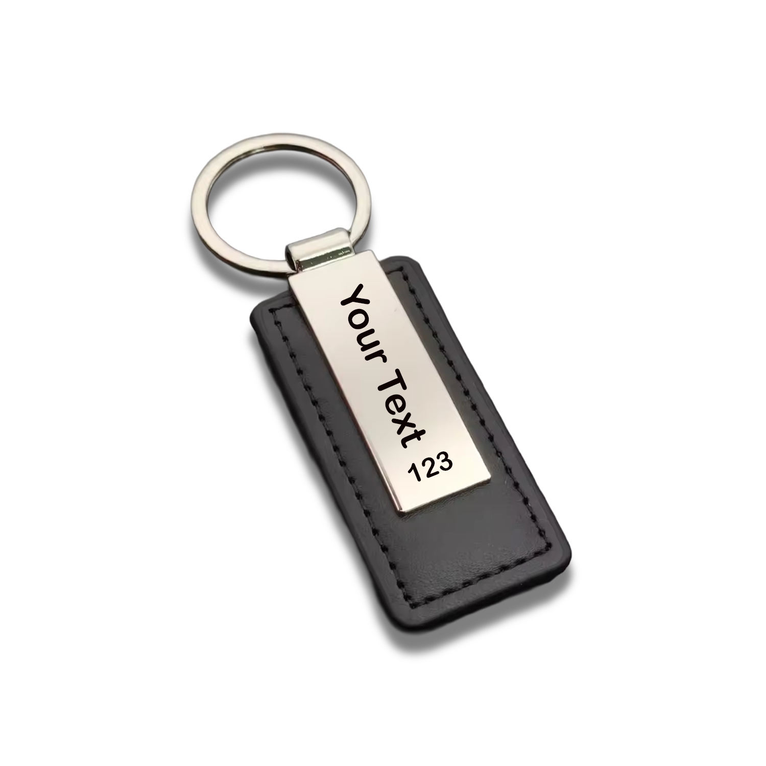 Custom Leather Keychain-With personalize engraving