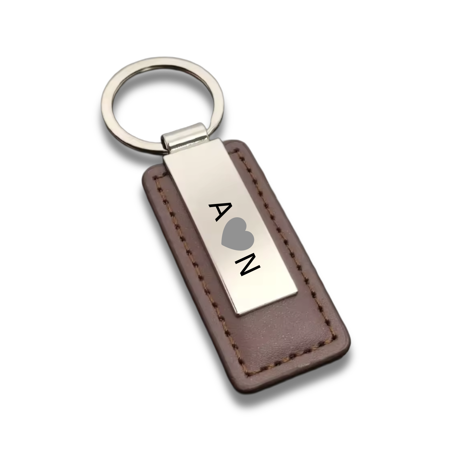 Custom Leather Keychain-With personalize engraving