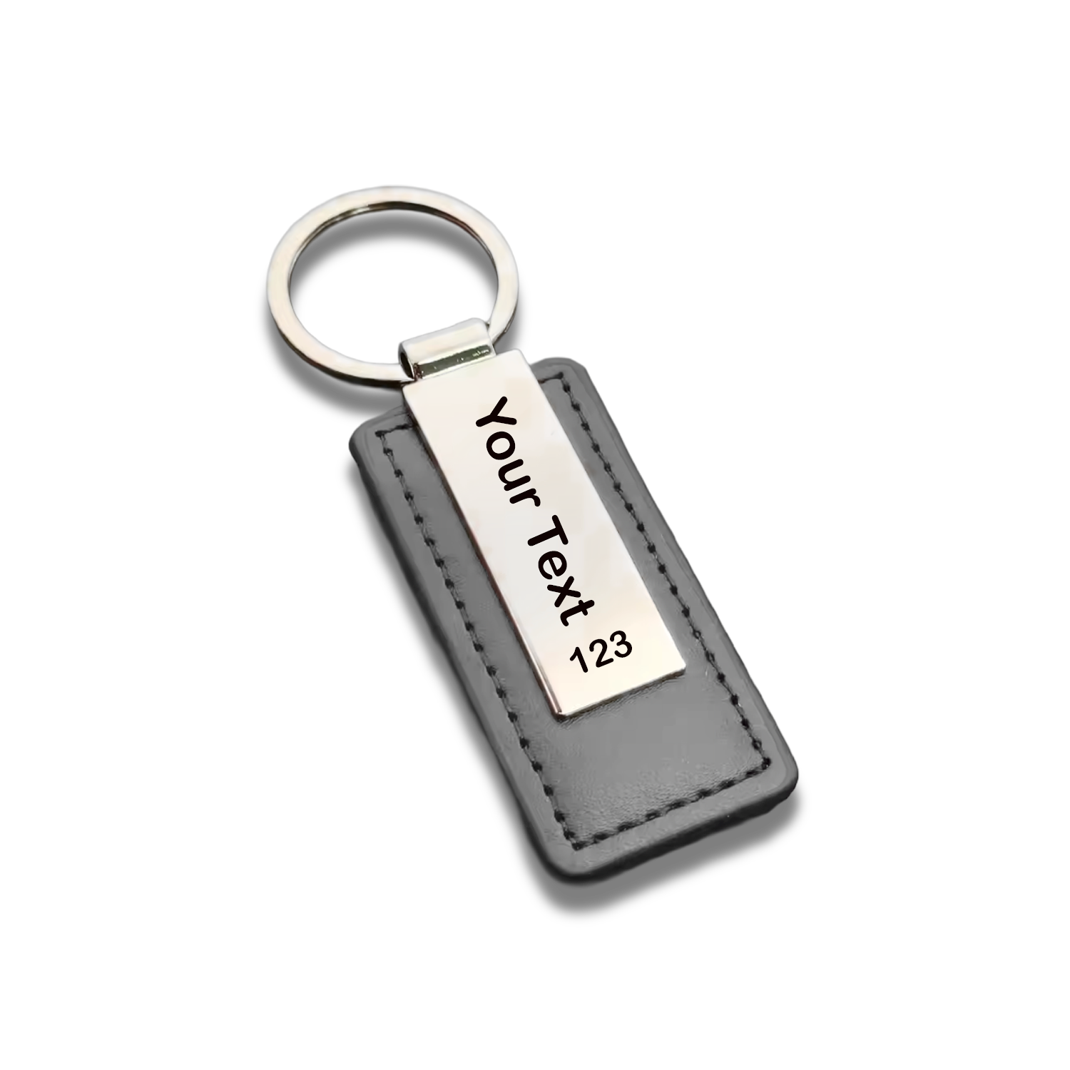 Custom Leather Keychain-With personalize engraving