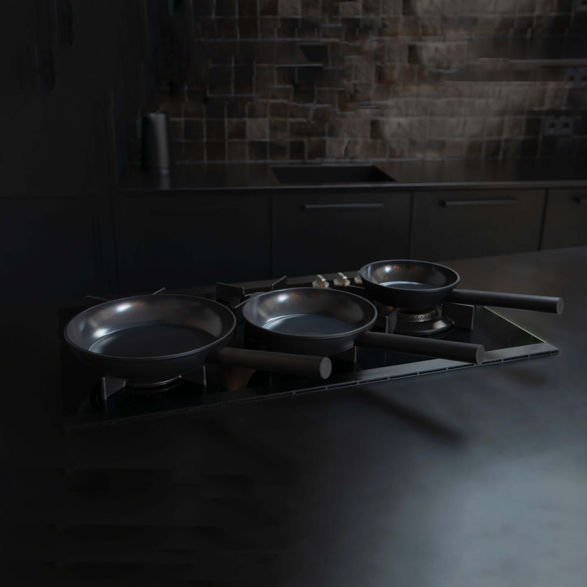 COMBEKK | Ceramic Aluminum Fry Pan Set of 4