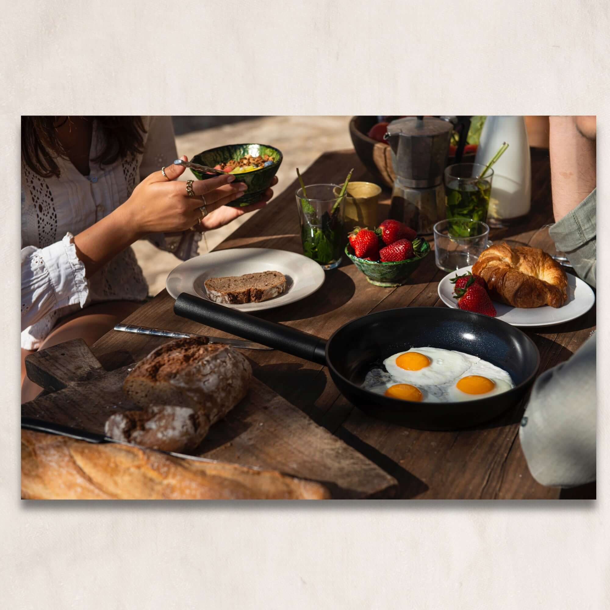 Ceramic Aluminium FRY PAN 24CM BLACK