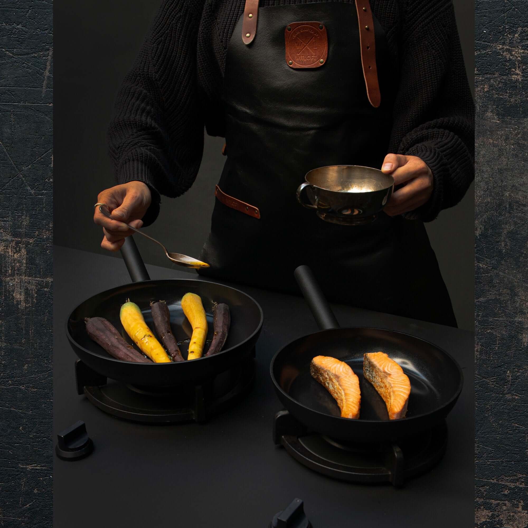 COMBEKK | Ceramic Aluminum Fry Pan Set of Three