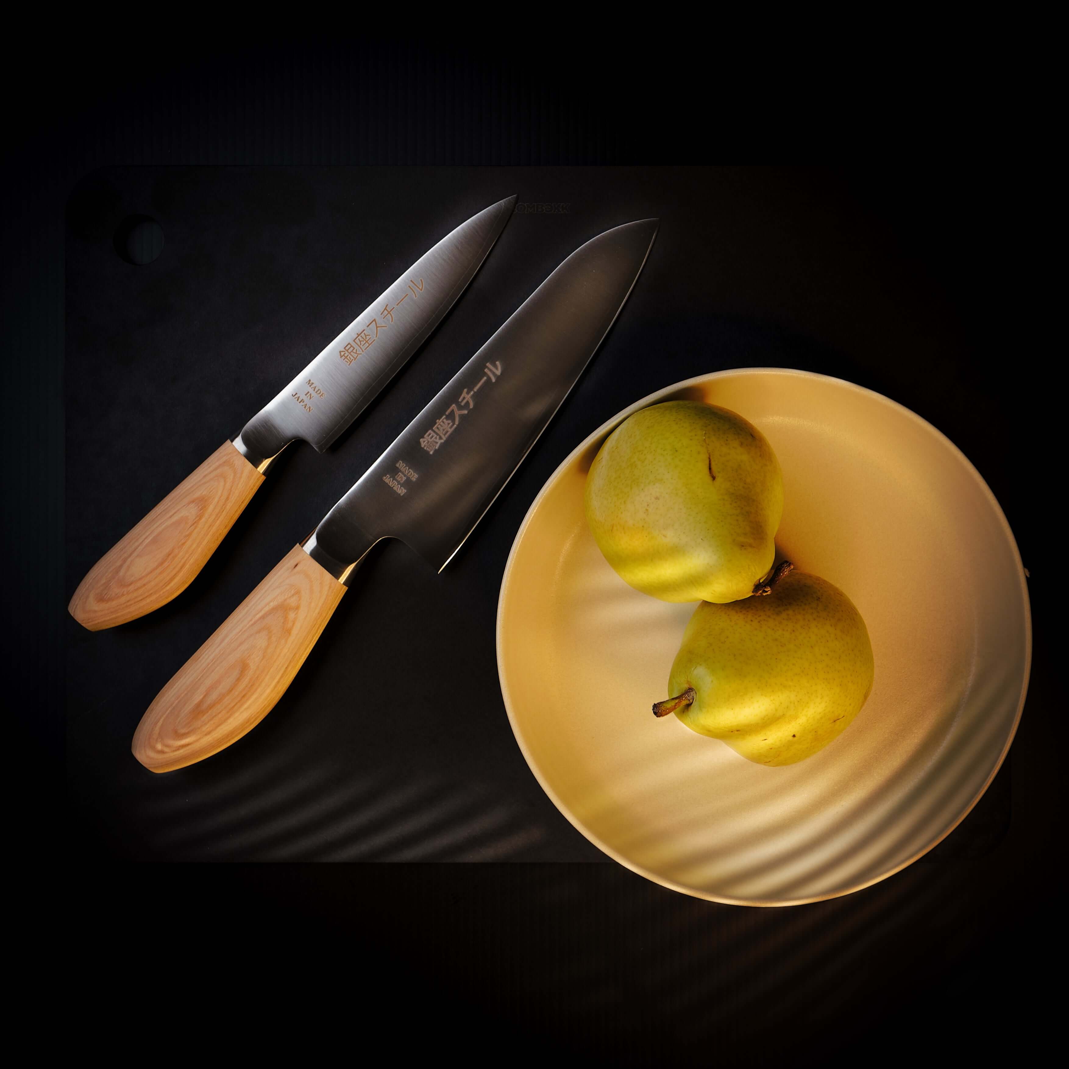 MATSUE 165 - Couteau Santoku MV Inox 165mm/Manche Bois Naturel