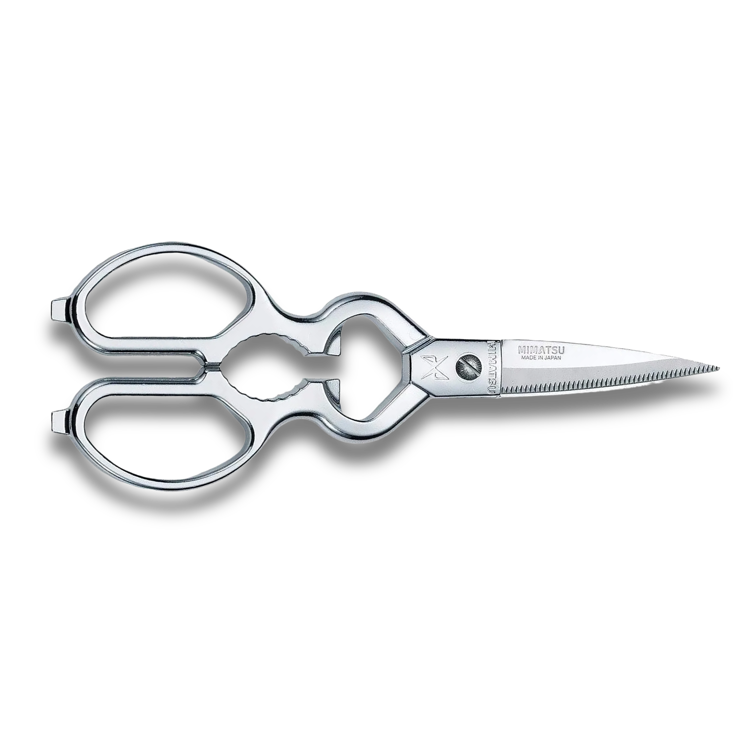 MIMATSU Kitchen Scissors – Screw Type, Stainless Steel | Made in Japan