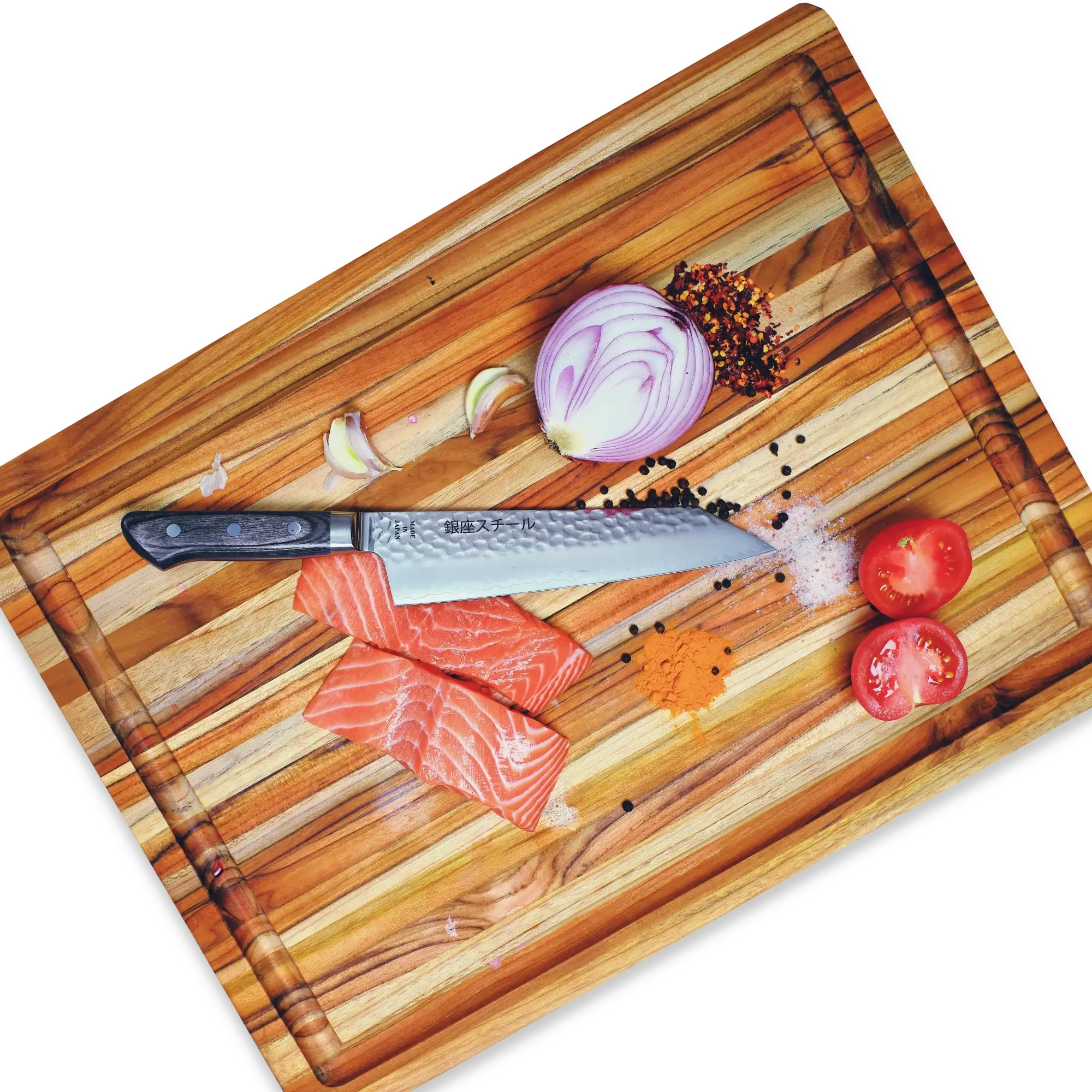 Ensemble Kiritsuke en acier Ginza - Fabriqué au Japon