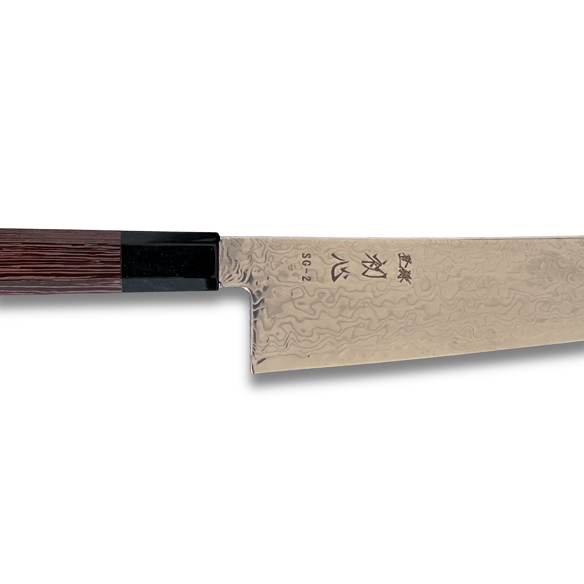 Ryuhyo SG2 Damascus Migaki Gyuto 210mm – Wenge Wood Handle