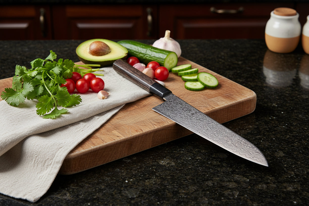 Japanese Knives - Damascus Steel