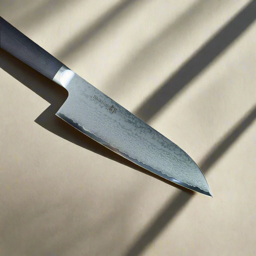 Miyako SUS 180mm Santoku Knife - 33 Layer Damascus Steel Blade – Made in Japan