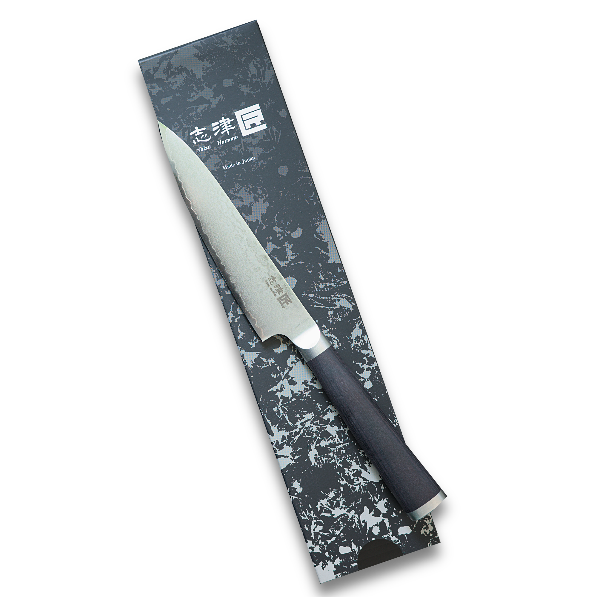 Miyako SUS 130mm Petty Knife - 33 Layer Damascus Steel Blade – Made in Japan