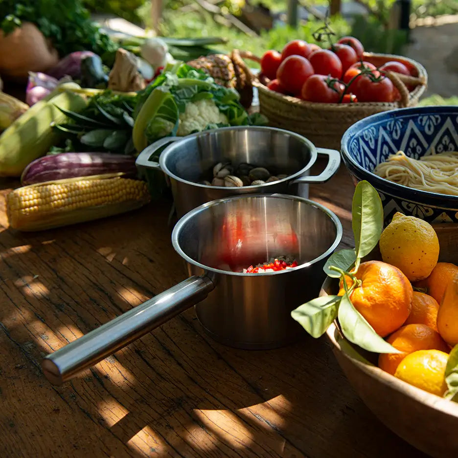 COMBEKK | Stainless Steel Cookware Set of Four