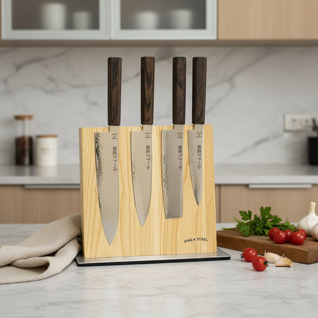 Ginza Steel Knfie Set