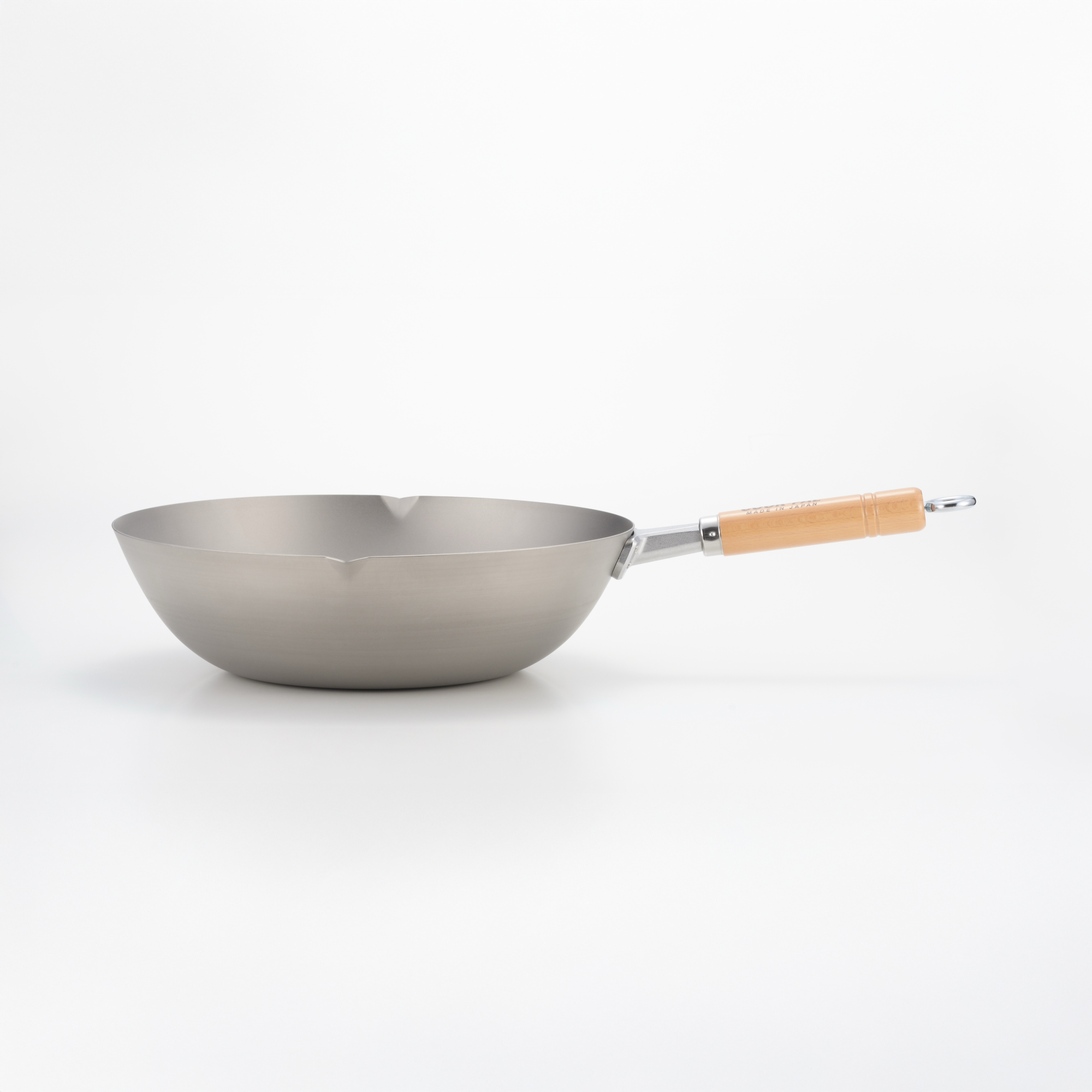 Yoshikawa Cook-Pal Titanium Wok 36cm with Stainless Steel Lid