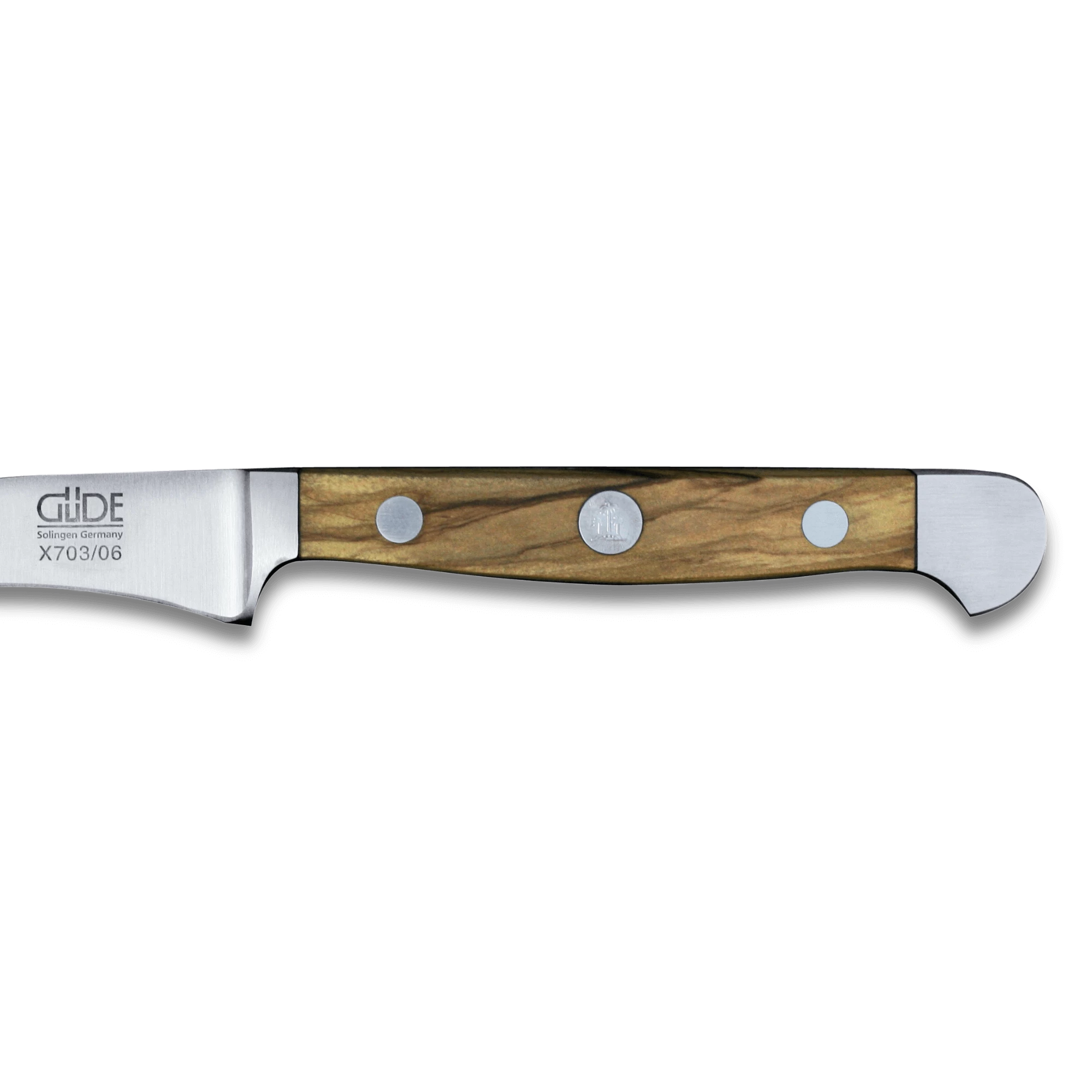 ALPHA OLIVE | Pairing Knife 2.36" | Forged Steel / Olive wood handle