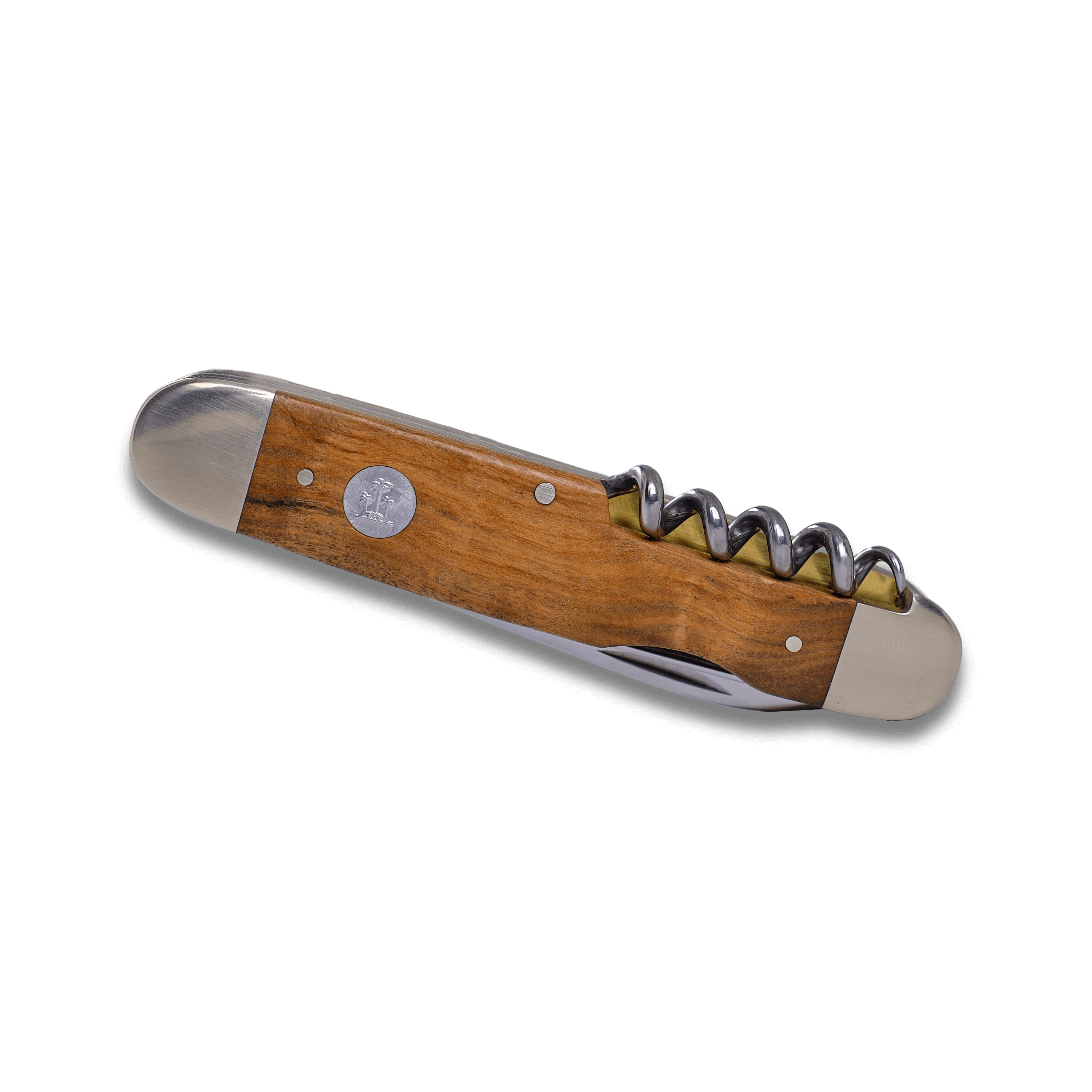 OLIVE ALPHA | Couteau de poche avec fourche à pas