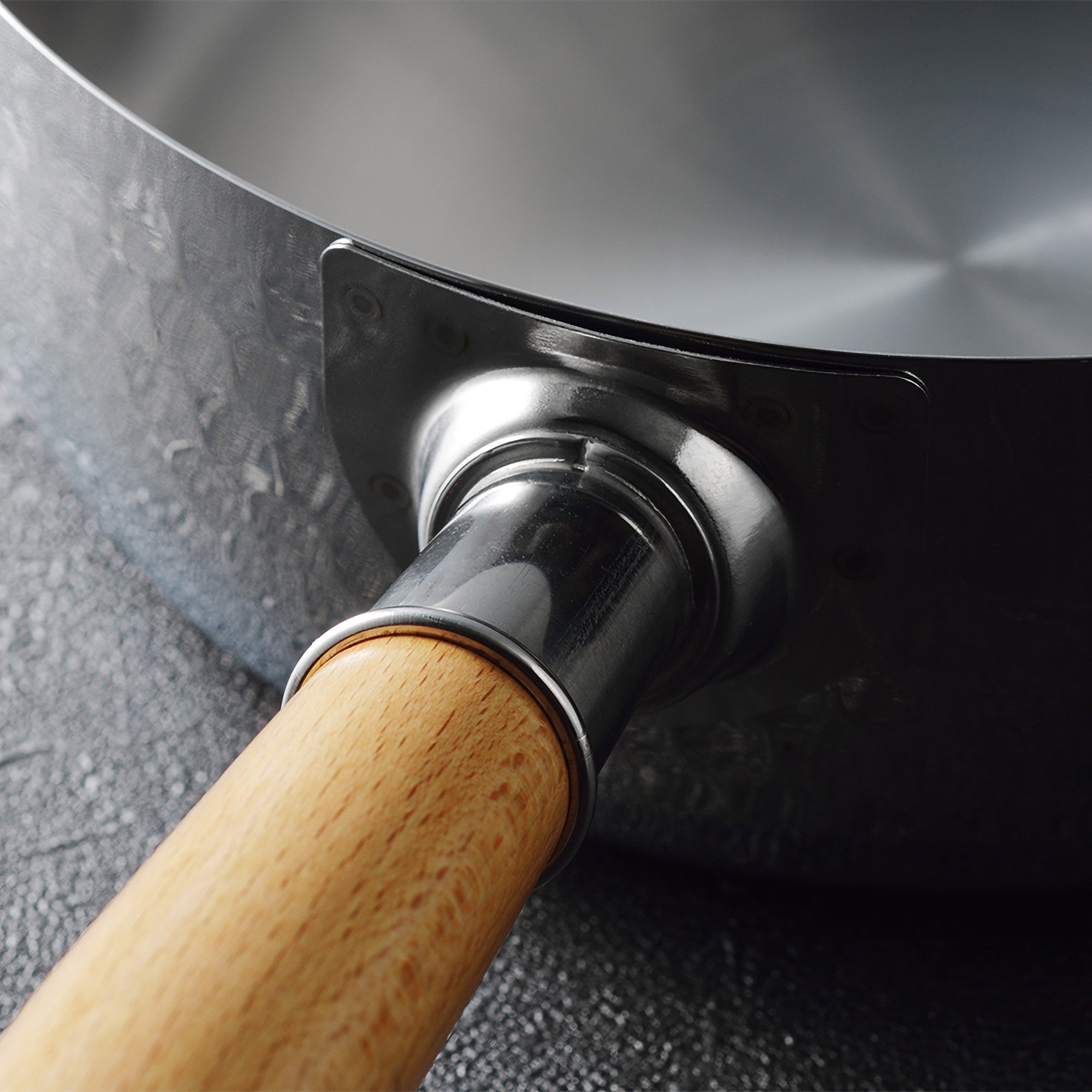 Yoshikawa Yukihira Saucepan 20 cm | 2.1 L Stainless Steel with Wooden Handle
