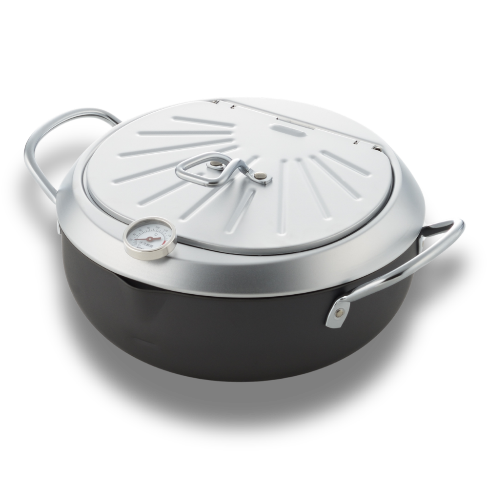 YOSHIKAWA GOGI Tempura Pot 24 cm on a white background