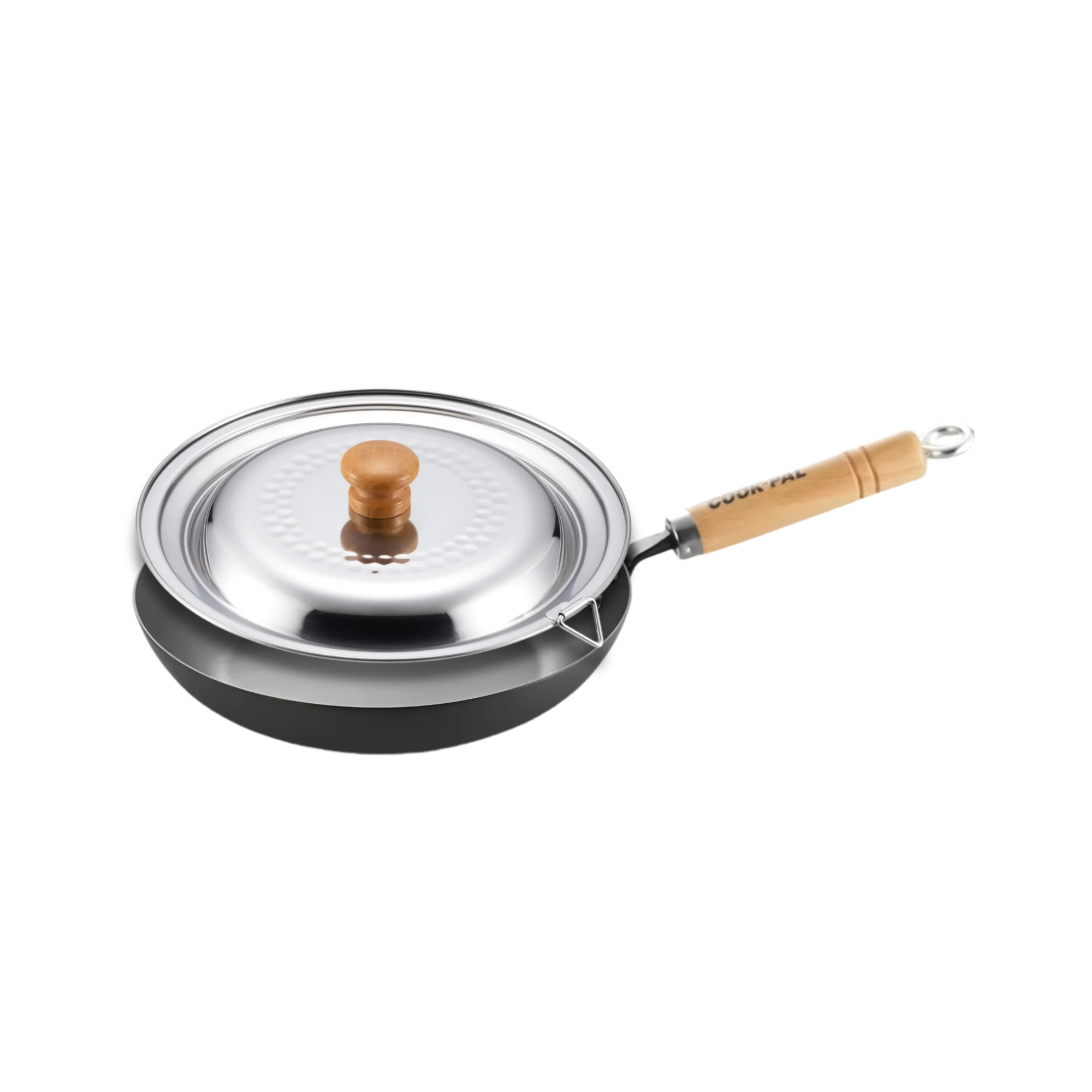 Yoshikawa Cook-Pal Ren 16cm Fry Pan with Yukihira Lid Set